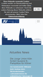 Mobile Screenshot of jukoeln.de